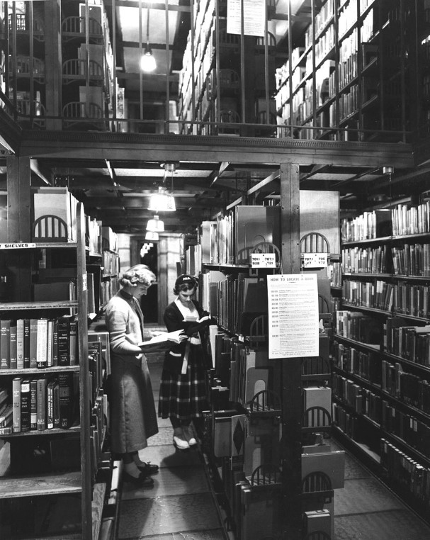 Open Stacks historical photo in the 1950s