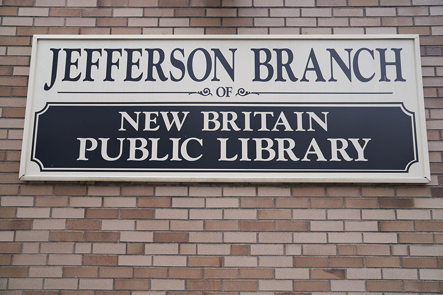 Jefferson Branch of the New Britain Public Library building front