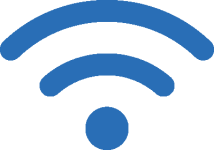 Wi-Fi library service icon